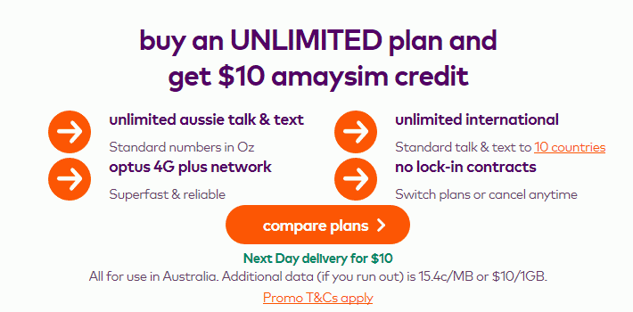 Amaysim Mobile Plan